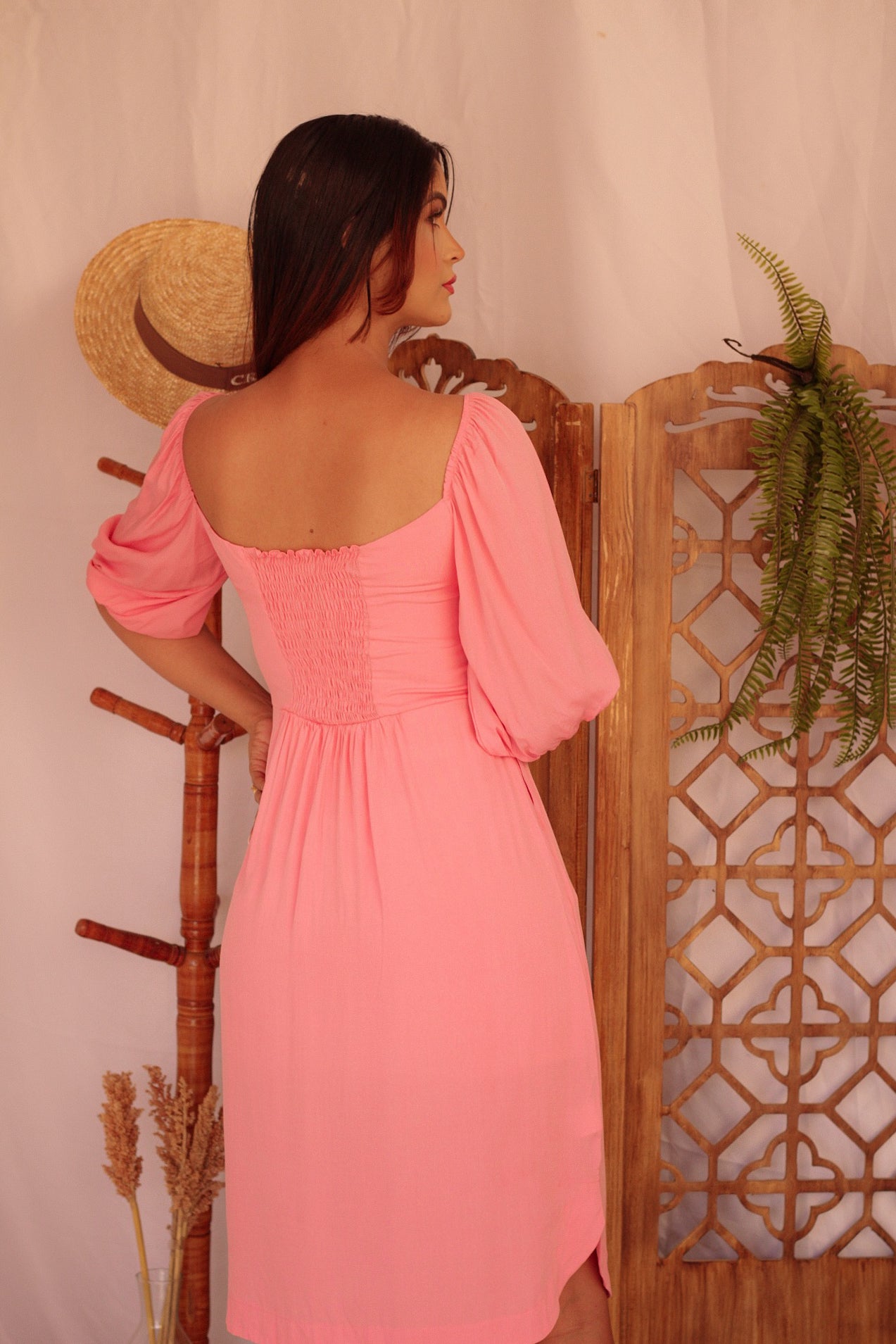 Vestido Rosa Leveza