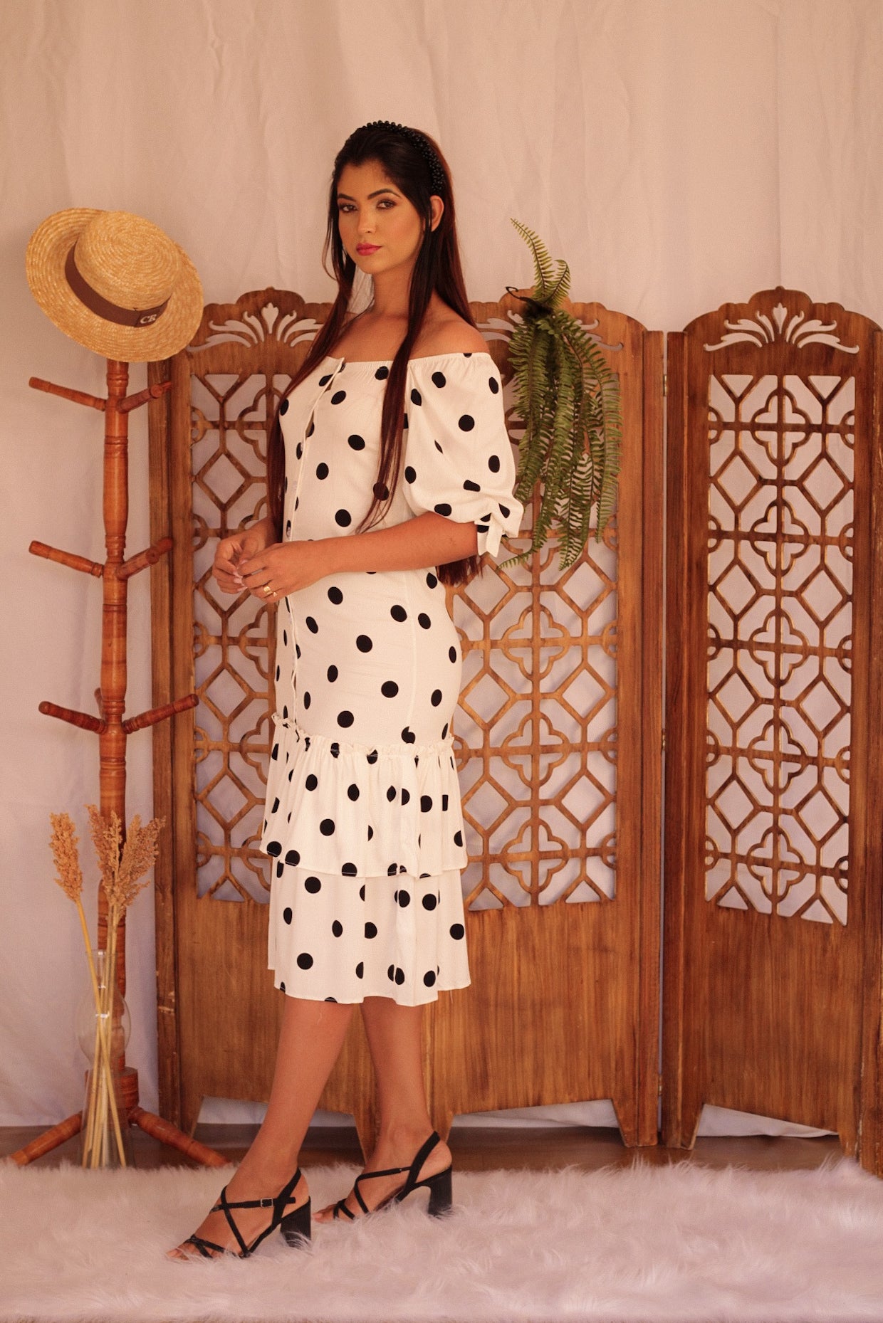 Vestido Poá Fashion
